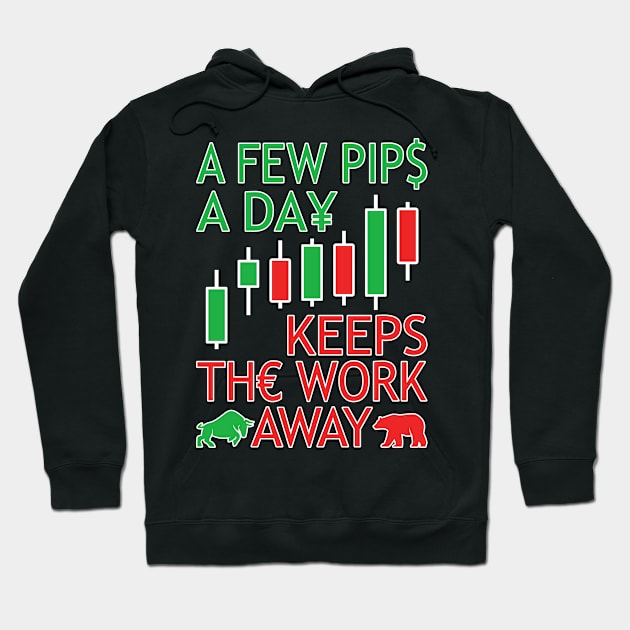 Forex Trading | Day Trader & Currency Trader | A Few Pips Hoodie by auviba-design